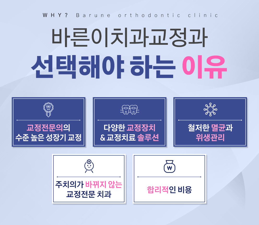 바른이치과교정과를 선택해야 하는 이유